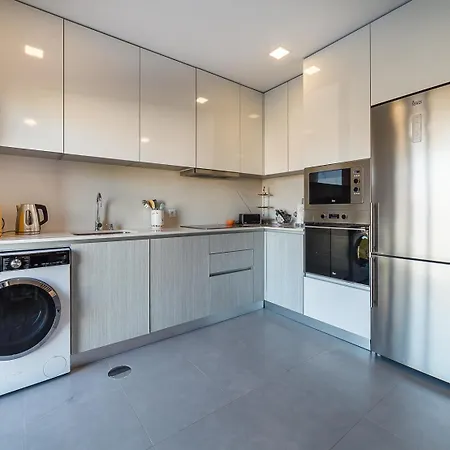 Modern & Quiet 2br 2 Baths 4 Balconies & Lift Apartment Ilhavo